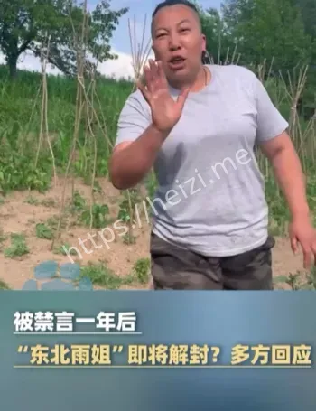 东北雨姐账号解封